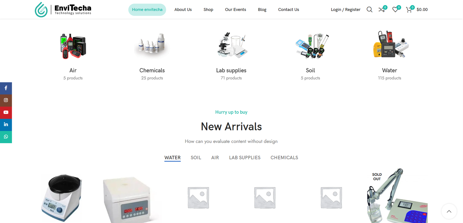Environmental monitoring tools website for farms — EnviTecha by Ahmed Elradwany