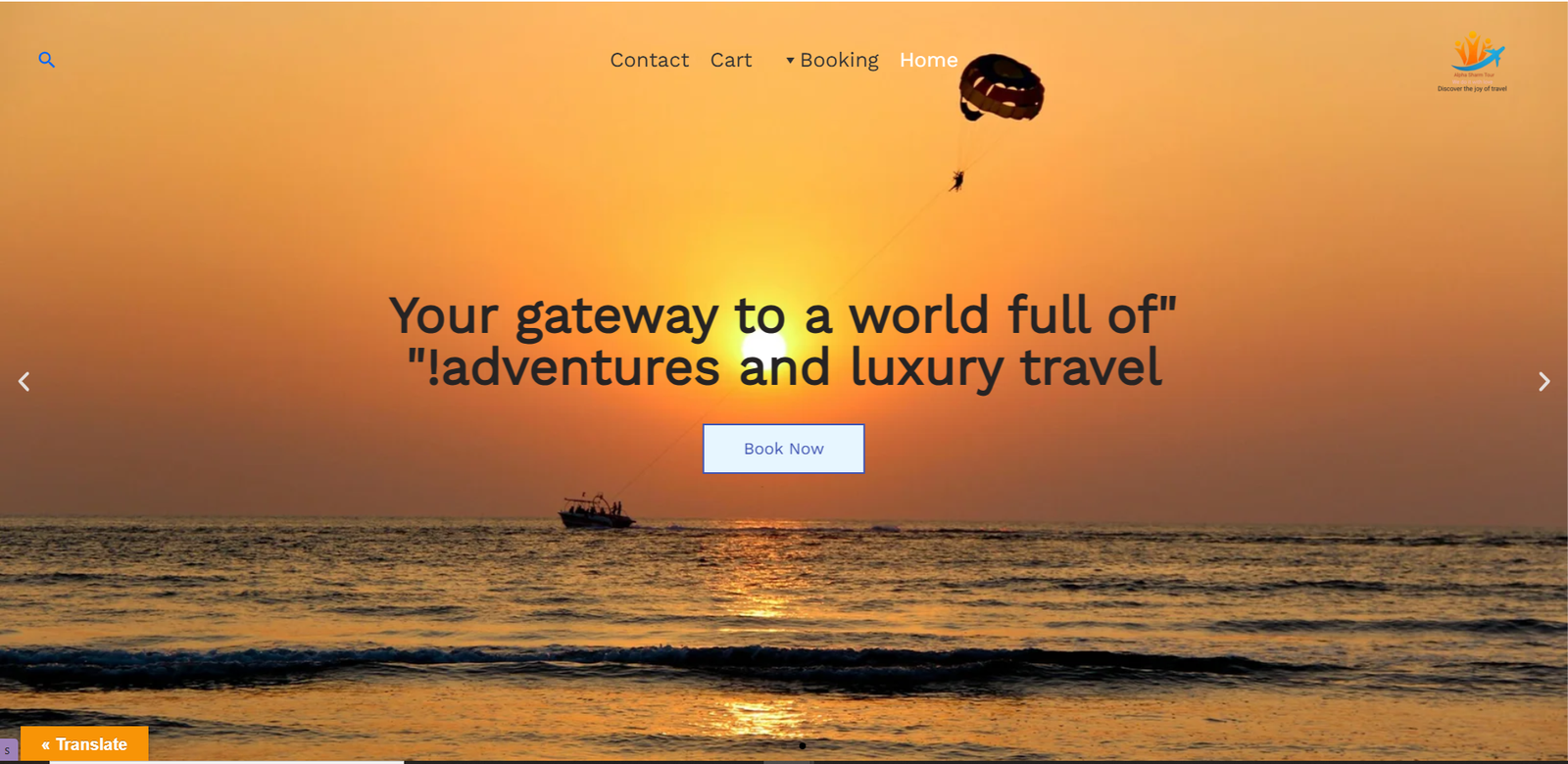 Responsive web design for Alpha Sharm Tour in Sharm El Sheikh by Ahmed Elradwany