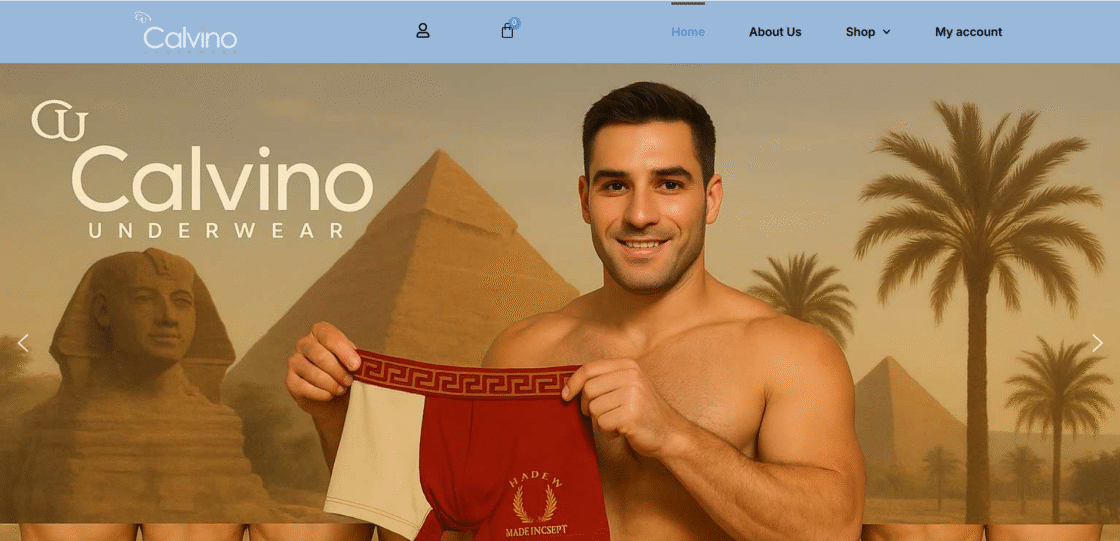 Calvino Store — Men’s & Children’s Underwear E-commerce