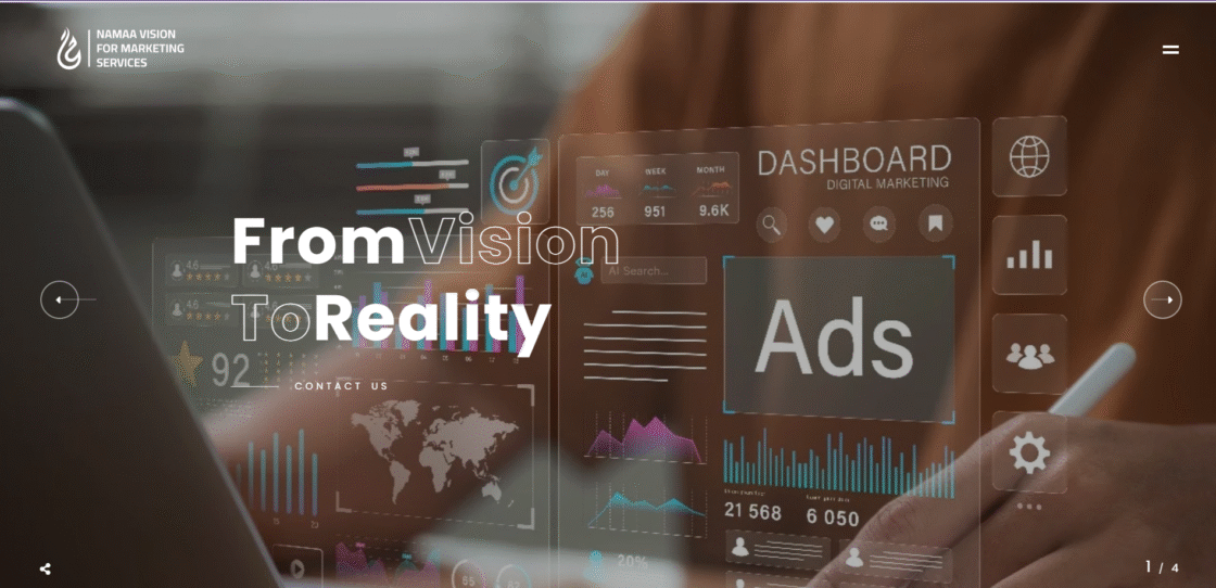 Nama’a Vision – Marketing Agency Website