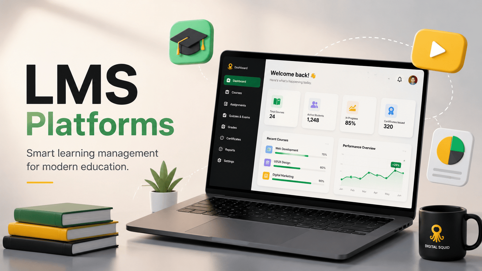 LMS Platform Development Services | Digital Squid